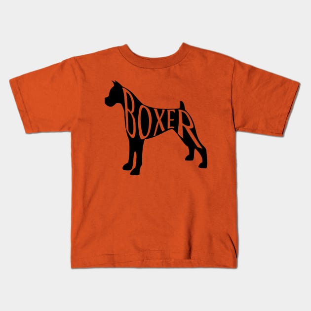 Boxer - Cut-Out Kids T-Shirt by shellysom91